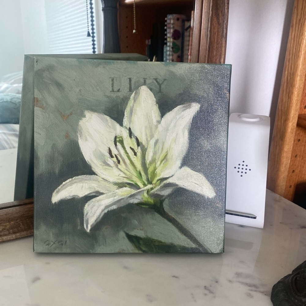 Lily Art on Canvas